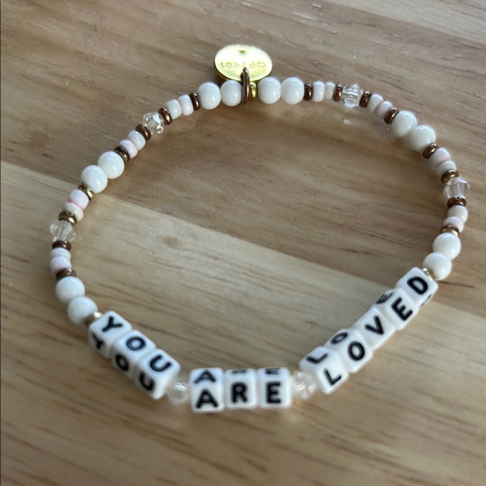 Little Words Project “You Are Loved” beaded Bracelet